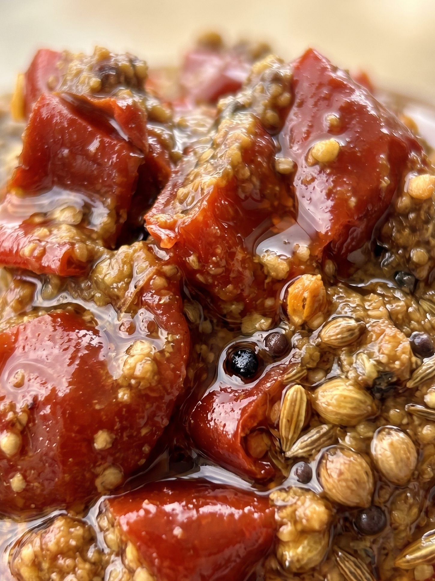 Diced Red Chilli Pickle | Traditional Homemade  Recipe | Mustard Oil | No Preservative