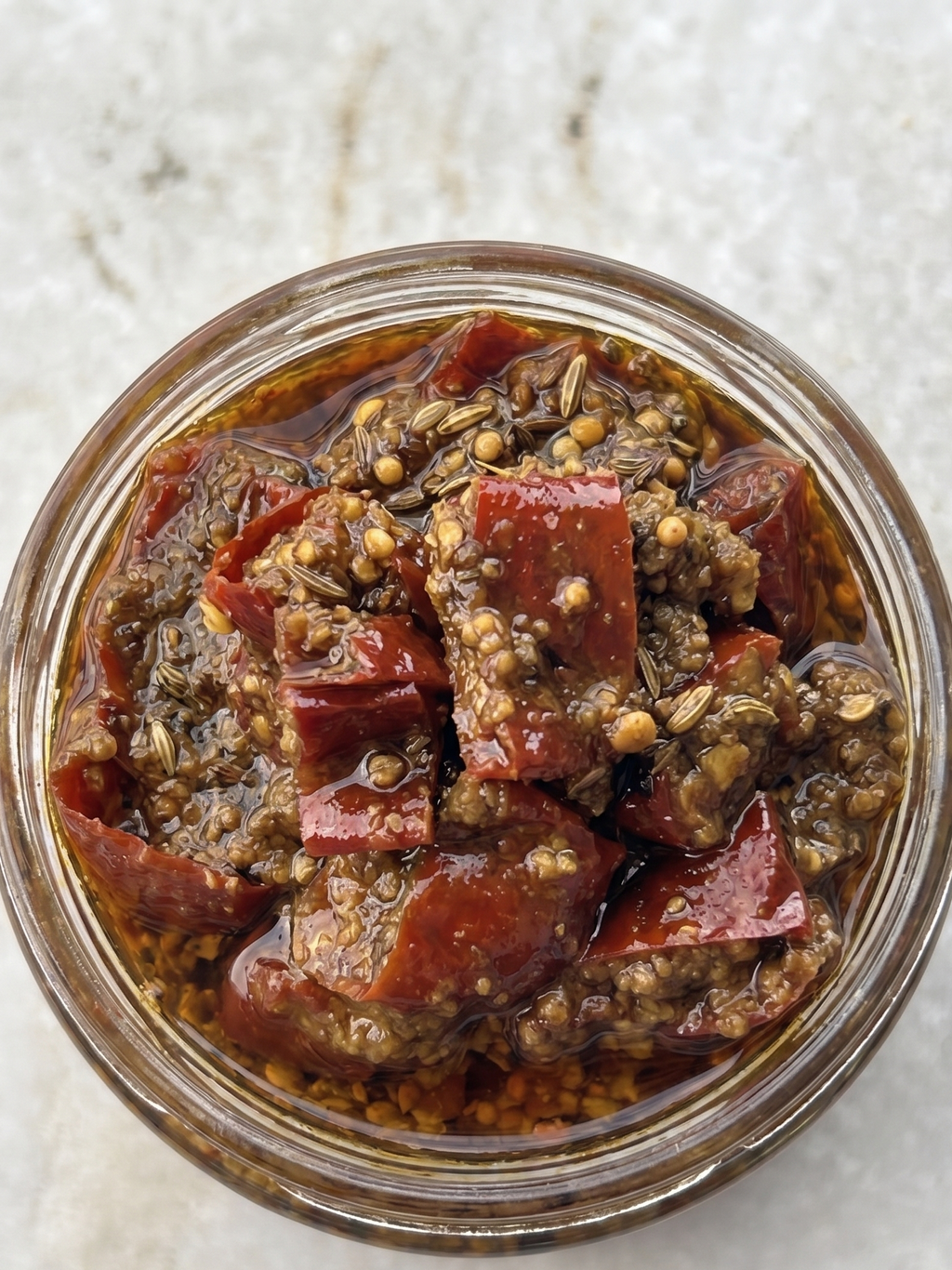 Diced Red Chilli Pickle | Traditional Homemade  Recipe | Mustard Oil | No Preservative